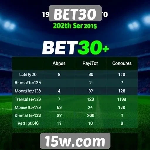Comparação de bônus no BET30 e outros sites